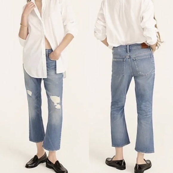 J. Crew Denim - J.Crew Demi Boot Crop Jeans